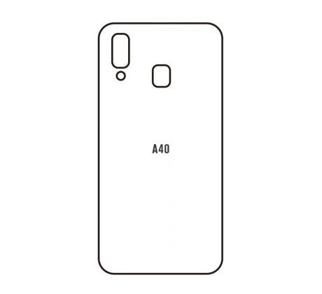 Hydrogel - matná zadní ochranná fólie - Samsung Galaxy A40 
