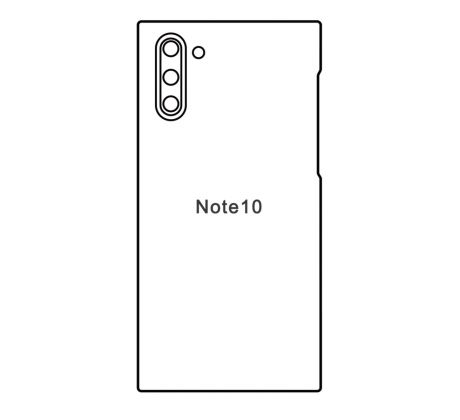 Hydrogel - matná zadní ochranná fólie - Samsung Galaxy Note 10