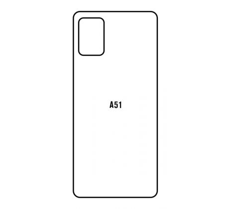 Hydrogel - matná zadní ochranná fólie - Samsung Galaxy A51 5G