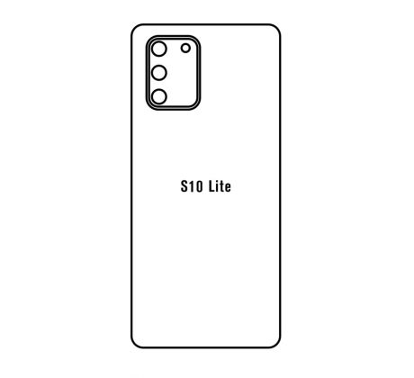 Hydrogel - matná zadní ochranná fólie - Samsung Galaxy S10 Lite 
