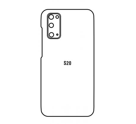 Hydrogel - matná zadní ochranná fólie - Samsung Galaxy S20 