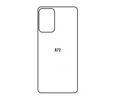 Hydrogel - matná zadní ochranná fólie - Samsung Galaxy A72 5G 