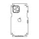 Hydrogel - zadní ochranná fólie (full cover) - iPhone 12 Pro Max, typ výřezu 8