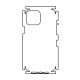 Hydrogel - matná zadní ochranná fólie (full cover) - iPhone 12 Pro Max, typ výřezu 6