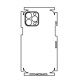 Hydrogel - matná zadní ochranná fólie (full cover) - iPhone 12 Pro Max, typ výřezu 9