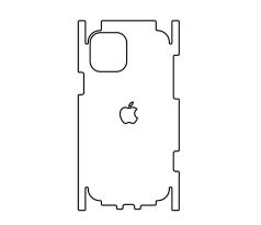 Hydrogel - zadní ochranná fólie (full cover) - iPhone 12 Pro - typ výřezu 8