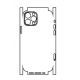 Hydrogel - matná zadní ochranná fólie (full cover) - iPhone 12 Pro - typ výřezu 5