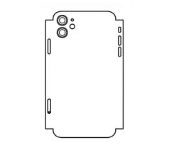Hydrogel - zadní ochranná fólie (full cover) - iPhone 11 - typ 1