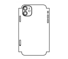Hydrogel - zadní ochranná fólie (full cover) - iPhone 11 - typ 2