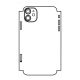 Hydrogel - zadní ochranná fólie (full cover) - iPhone 11 - typ výřezu 2