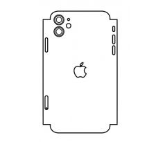 Hydrogel - zadní ochranná fólie (full cover) - iPhone 11 - typ 3