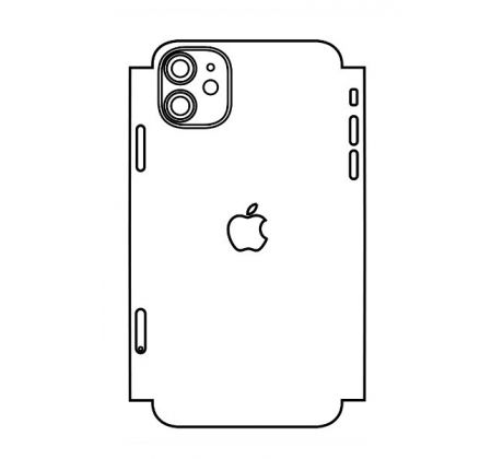 Hydrogel - zadní ochranná fólie (full cover) - iPhone 11 - typ výřezu 4