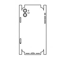 Hydrogel - zadní ochranná fólie (full cover) - iPhone 11 - typ 5