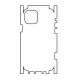 Hydrogel - matná zadní ochranná fólie (full cover) - iPhone 12 - typ výřezu 2