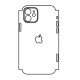 Hydrogel - matná zadní ochranná fólie (full cover) - iPhone 12 - typ výřezu 7