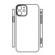 Hydrogel - matná zadní ochranná fólie (full cover) - iPhone 12 - typ výřezu 9