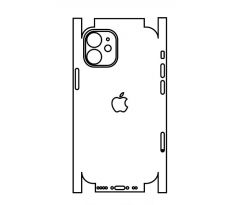 Hydrogel - matná zadní ochranná fólie (full cover) - iPhone 12 mini - typ 1