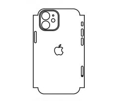 Hydrogel - matná zadní ochranná fólie (full cover) - iPhone 12 mini - typ 4