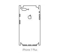 Hydrogel - matná zadní ochranná fólie (full cover) - iPhone 7 Plus - typ 1