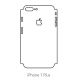 Hydrogel - matná zadní ochranná fólie (full cover) - iPhone 7 Plus - typ výřezu 3