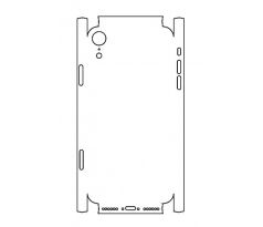 Hydrogel - matná zadní ochranná fólie (full cover) - iPhone XR - typ 2