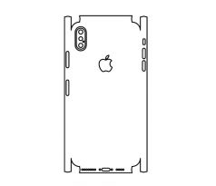 Hydrogel - matná zadní ochranná fólie (full cover) - iPhone XS Max - typ 1