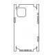 Hydrogel - zadní ochranná fólie (full cover) - iPhone 12 - typ výřezu 7
