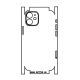Hydrogel - zadní ochranná fólie (full cover) - iPhone 12 mini - typ výřezu 4
