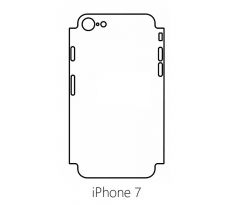 Hydrogel - zadní ochranná fólie (full cover) - iPhone 7 - typ 1