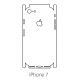 Hydrogel - zadní ochranná fólie (full cover) - iPhone 7 - typ výřezu 4