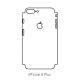 Hydrogel - zadní ochranná fólie (full cover) - iPhone 8 Plus - typ výřezu 2
