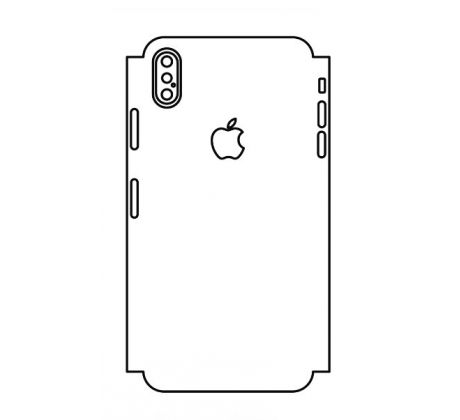 Hydrogel - zadní ochranná fólie (full cover) - iPhone XS Max - typ výřezu 6