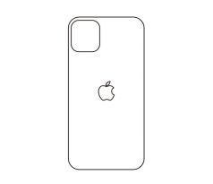 Hydrogel - matná zadní ochranná fólie - iPhone 11 Pro - typ výřezu 2
