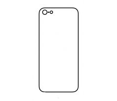 Hydrogel - matná zadní ochranná fólie - iPhone 5S/SE - typ 1