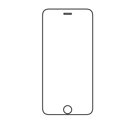 Hydrogel - ochranná fólie - iPhone 6 Plus /6S Plus, typ výřezu 2
