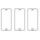 3PACK - Hydrogel - 3x ochranná fólie - iPhone 6/6S