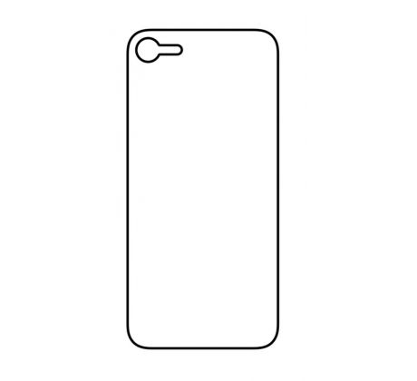 Hydrogel - matná zadní ochranná fólie - iPhone SE 2020/2022 - typ výřezu 1