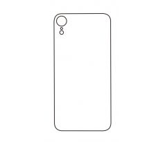 Hydrogel - zadní ochranná fólie - iPhone XR, typ výřezu 2