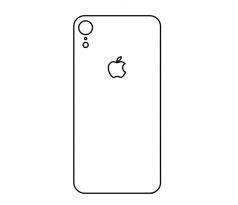 Hydrogel - matná zadní ochranná fólie - iPhone XR - typ 2  