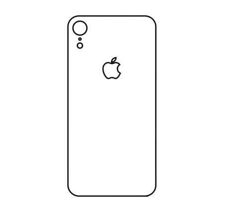 Hydrogel - matná zadní ochranná fólie - iPhone XR - typ výřezu 2 