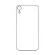 Hydrogel - matná zadní ochranná fólie - iPhone XR - typ výřezu 1