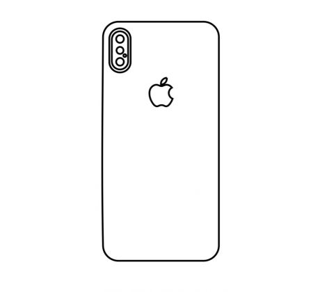 Hydrogel - zadní ochranná fólie - iPhone XS