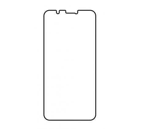 Hydrogel - matná ochranná fólie - iPhone XS Max - typ výřezu 3