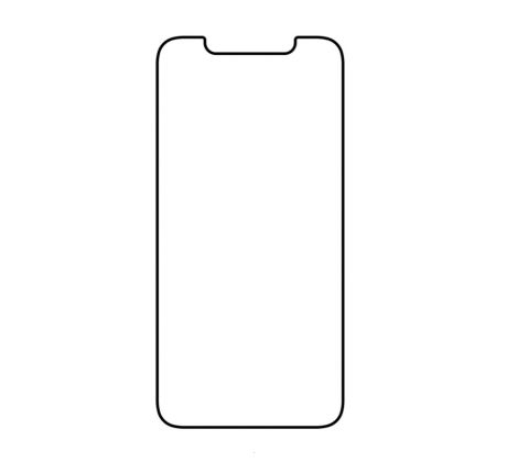 Hydrogel - matná ochranná fólie - iPhone XS Max - typ výřezu 1