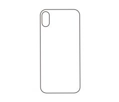 Hydrogel - matná zadní ochranná fólie - iPhone XS Max