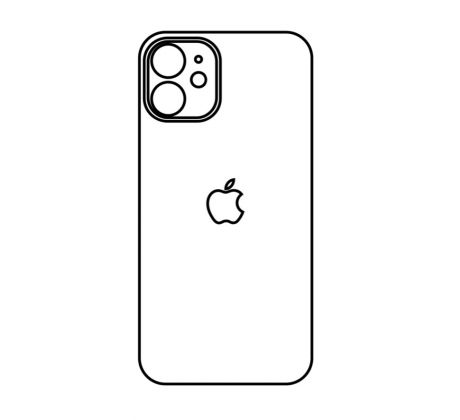 Hydrogel - zadní ochranná fólie - iPhone 12, typ výřezu 4