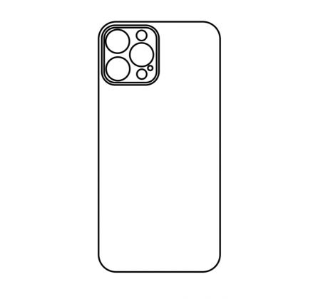 Hydrogel - zadní ochranná fólie - iPhone 12 Pro Max, typ výřezu 2