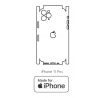 Hydrogel - matná zadní ochranná fólie (full cover) - iPhone 11 Pro Max - typ výřezu 8 