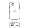 Hydrogel - matná zadní ochranná fólie (full cover) - iPhone 11 Pro Max - typ výřezu 5