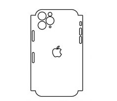 Hydrogel - matná zadní ochranná fólie (full cover) - iPhone 11 Pro Max - typ 5